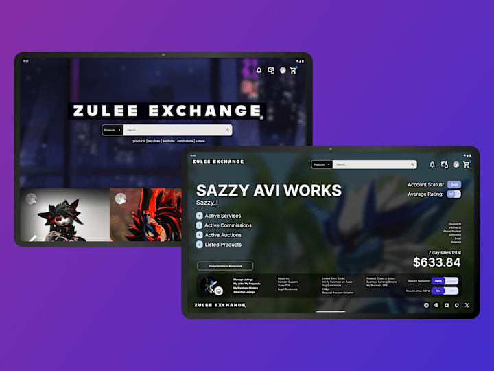 Cover image for Zulee Exchange Design