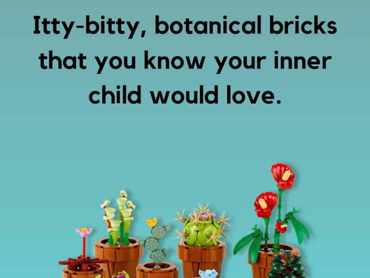 Cover image for Word Tonic's January 2024 Copy Challenge: LEGO's Tiny Plants