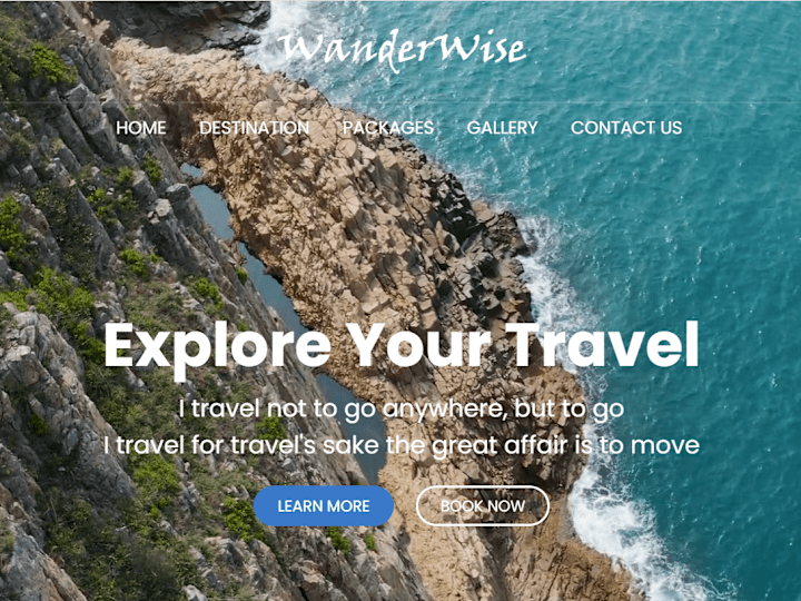 Cover image for Travel Agency Website