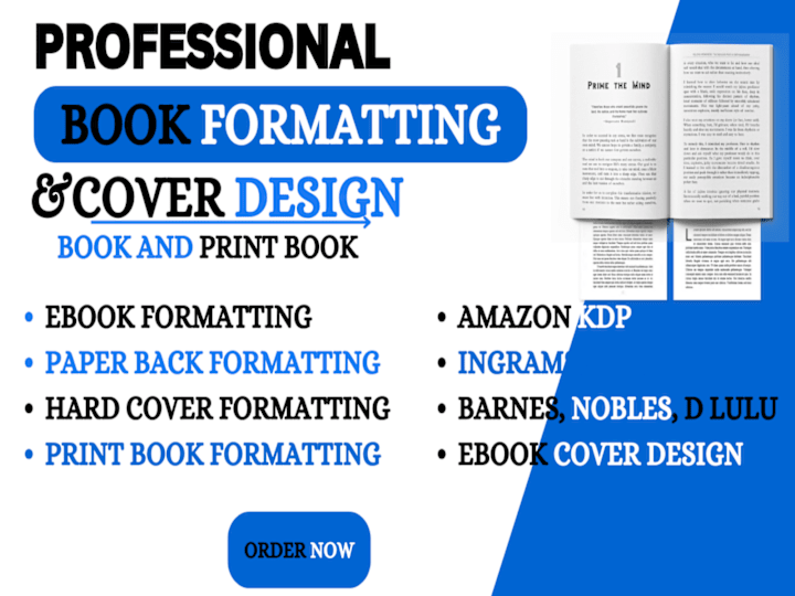 Cover image for do book formatting ebook and print book formatting cover designs
