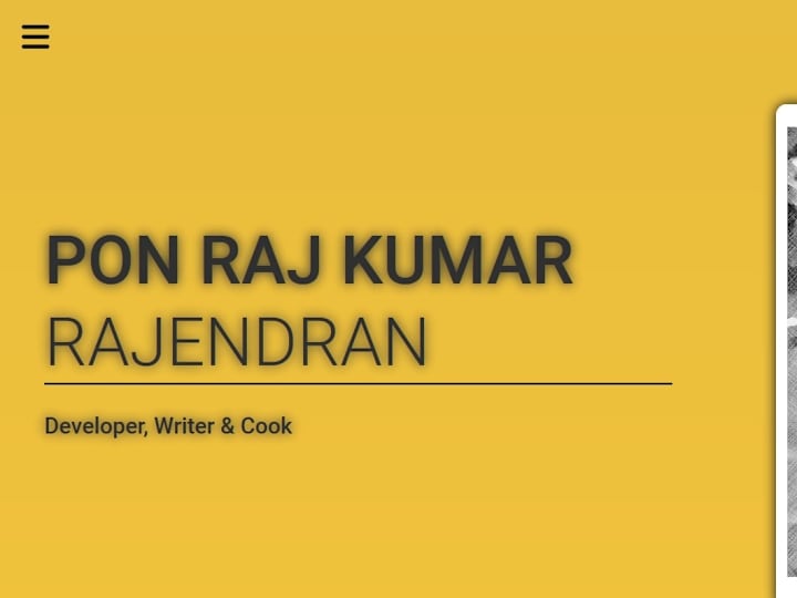 Cover image for Pon Raj Kumar Rajendran