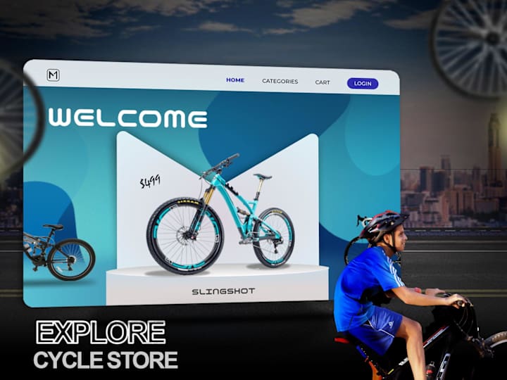 Cover image for Cycle store web site