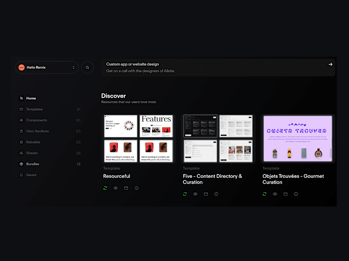 Cover image for Hello Remix Website and Brand Development