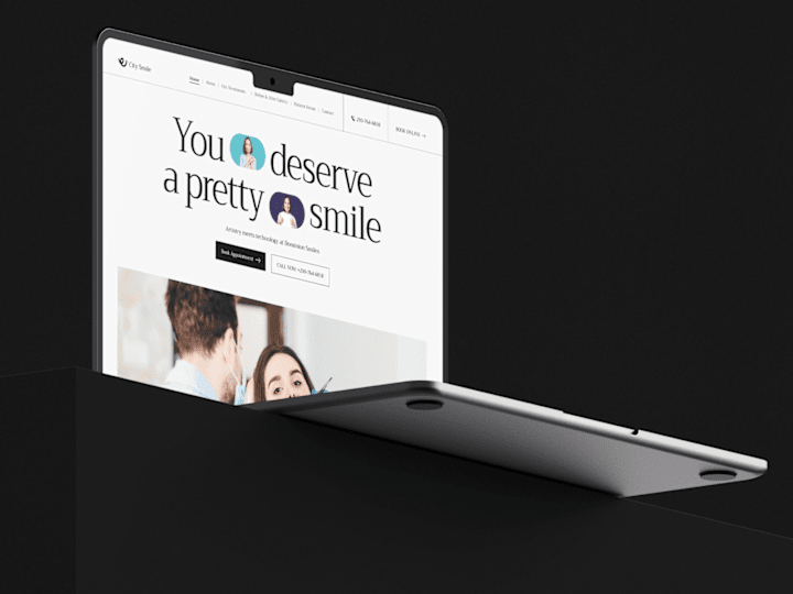 Cover image for CitySmile a Premium Dental Clinic Brand & Web Design