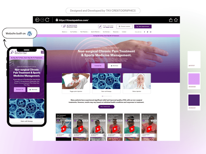 Cover image for Kinesis Pain Management Centre