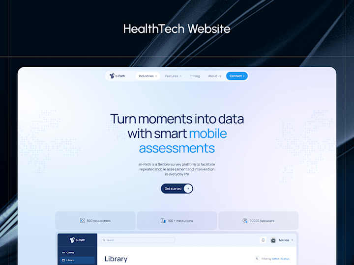Cover image for b-path - HealthTech Website
