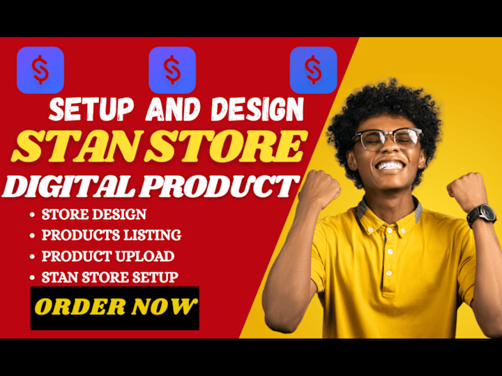 Cover image for I will setup and design stan store with digital products to sell