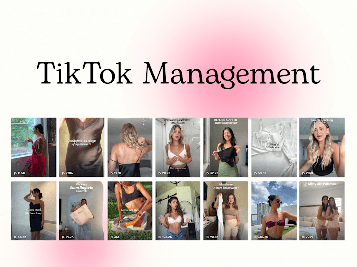 Cover image for Etam TikTok Launch and Management