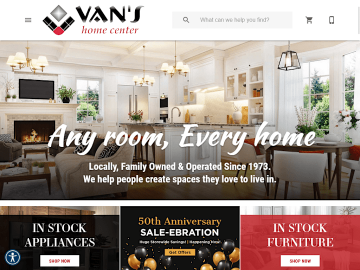 Cover image for Van's Home Center