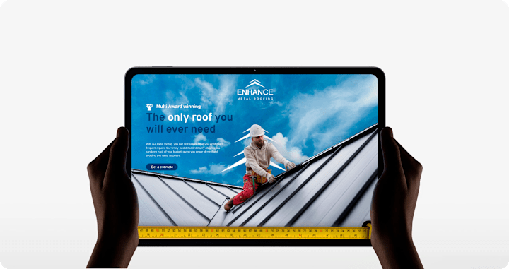 Cover image for EMR Website – UX/UI Design for Enhance Metal Roofing