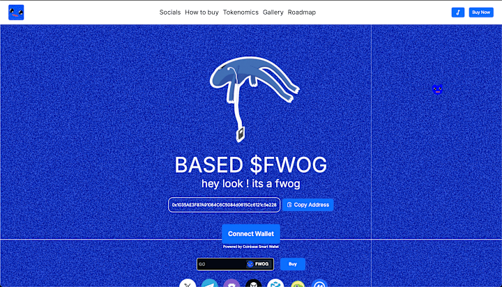 Cover image for Fwog Meme Coin Landing Page Development
