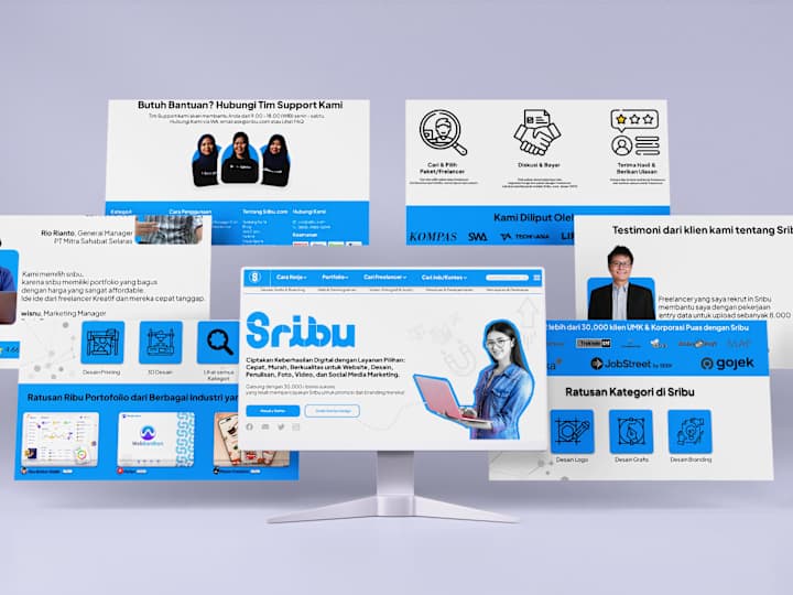 Cover image for Sribu.com Website Redesign