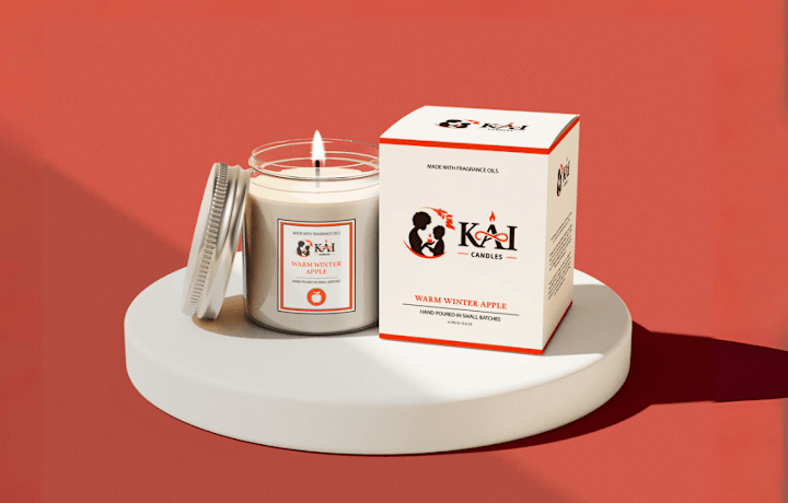 Cover image for KAI Candles Brand Identity and Packaging Design