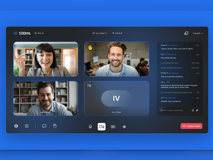 Cover image for Google Meet like App for real time Video & Streaming