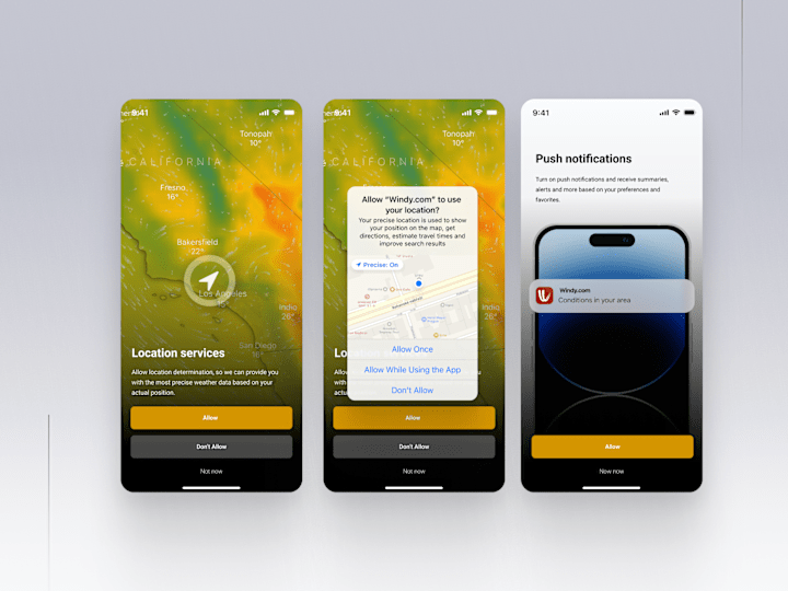 Cover image for Onboarding - Weather made interactive