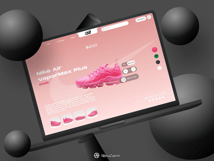 Cover image for Sneaker Shop / Website - UI/UX Design