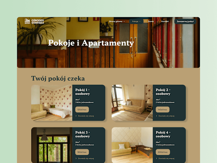 Cover image for "Stawiska" Resort (Web design and CMS) 