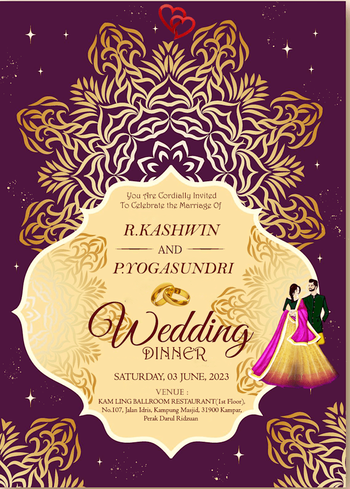 Cover image for Wedding Dinner Card Exclusive Designs