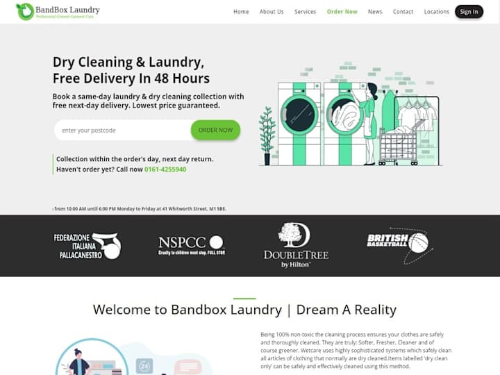 Cover image for 🛒Laundry Services online Ordering Portal