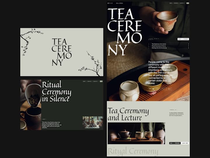 Cover image for Web site & Visuals for Instagram for Tea Club