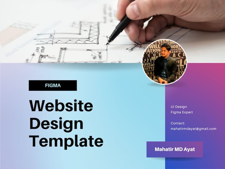 Cover image for Modern & User Friendly Figma Website Design