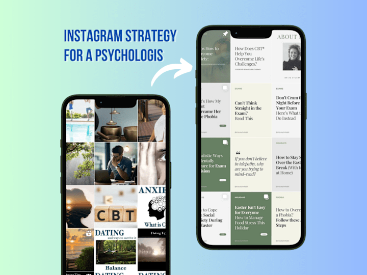 Cover image for Instagram Strategy for a Psychologist