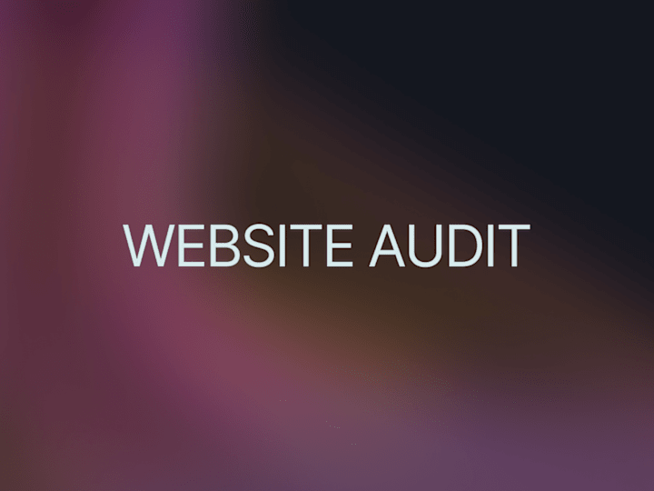 Cover image for Website Audit