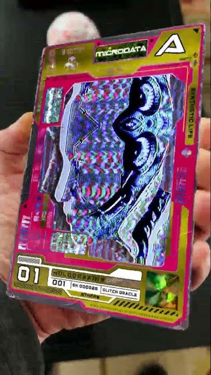 Cover image for Aether 001 Holographix Collectable Card - NFT Animation