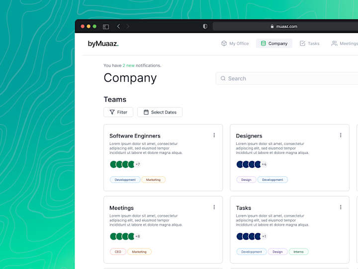 Cover image for Web App UI Design