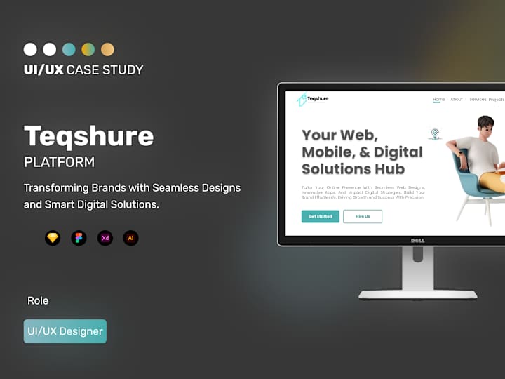 Cover image for Teqshure Landing Page