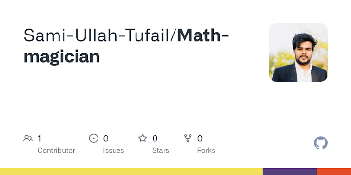 Cover image for Sami-Ullah-Tufail/Math-magician