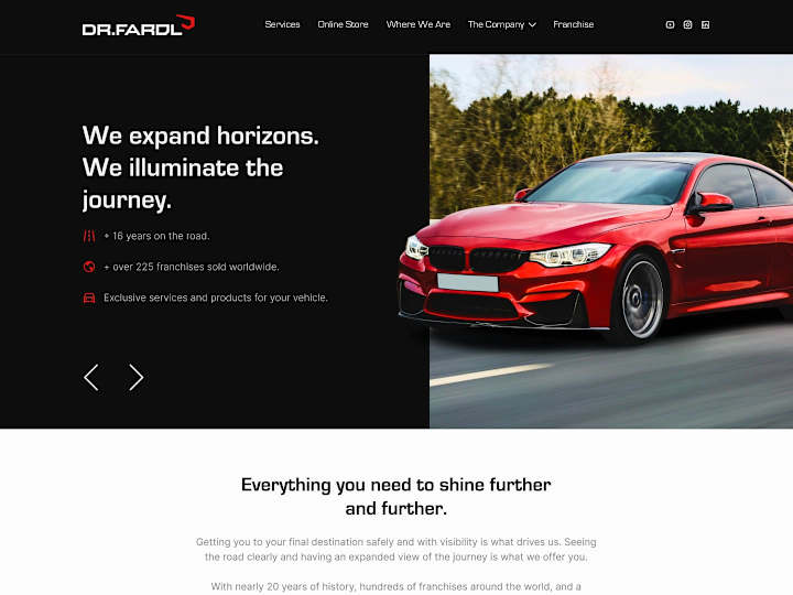 Cover image for Website Dr. Farol