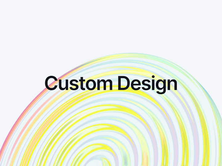 Cover image for Custom Design | Modern Solutions for Your Digital Presence