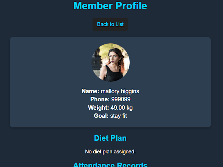 Cover image for A gym management web application