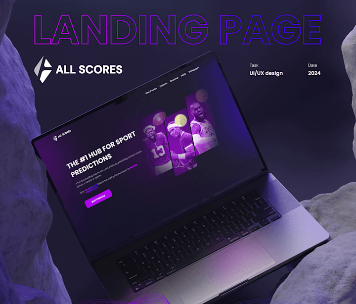 Cover image for Sports Landing Page