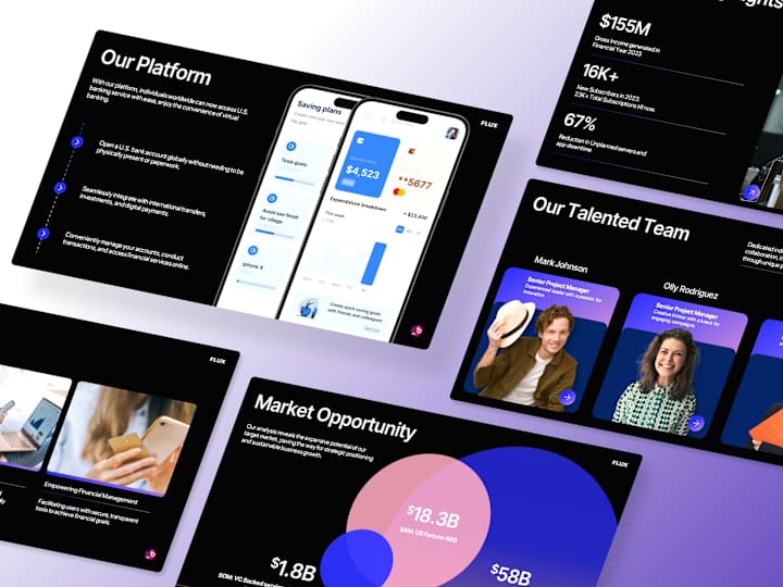 Cover image for Fintech Pitch deck Presentation