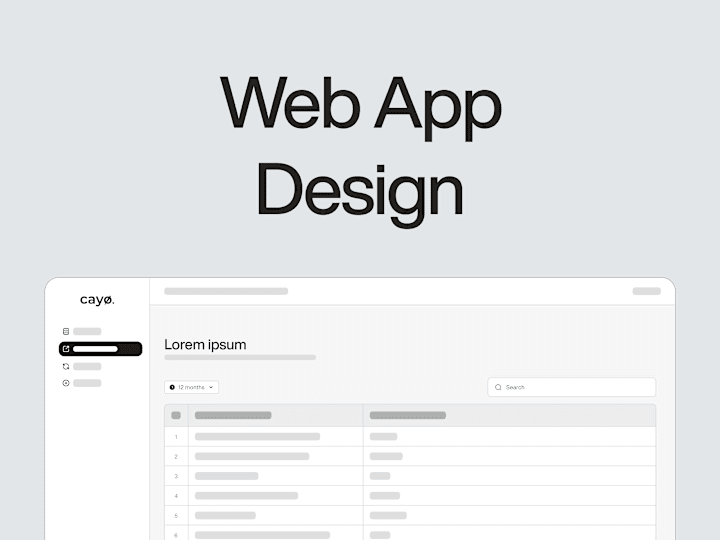 Cover image for Web-App Design