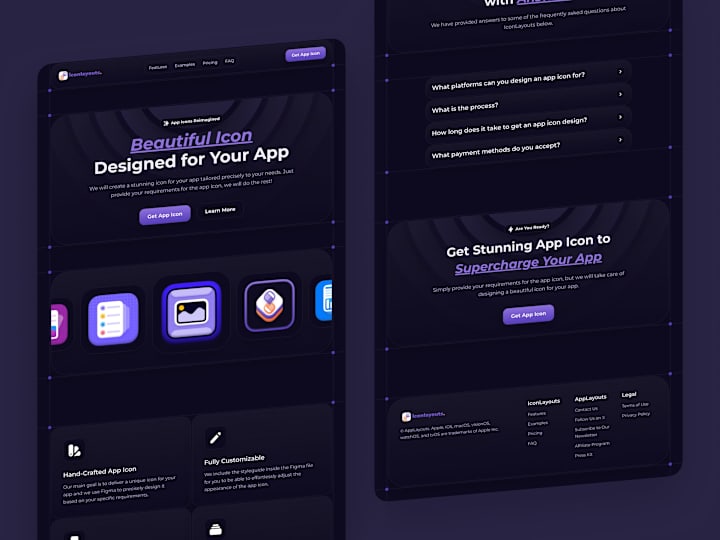 Cover image for IconLayouts - Landing Page in Framer