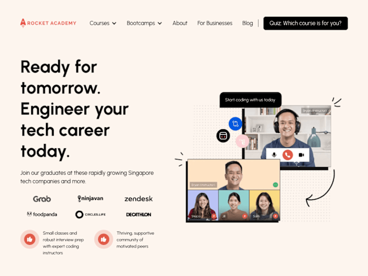 Cover image for Rocket Academy | Leading Programming Course in Singapore