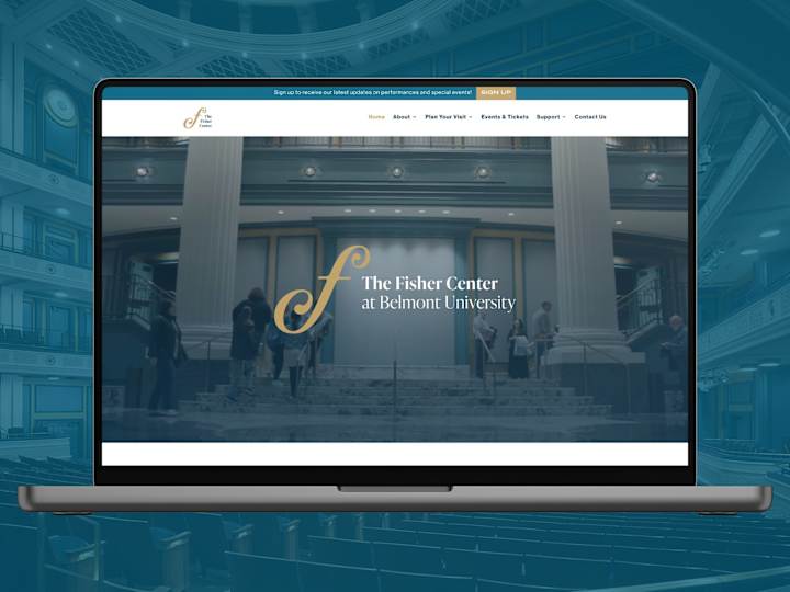 Cover image for The Fisher Center | Website