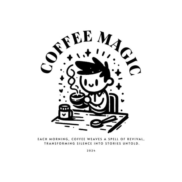 Cover image for Coffee Magic Logo Design Template