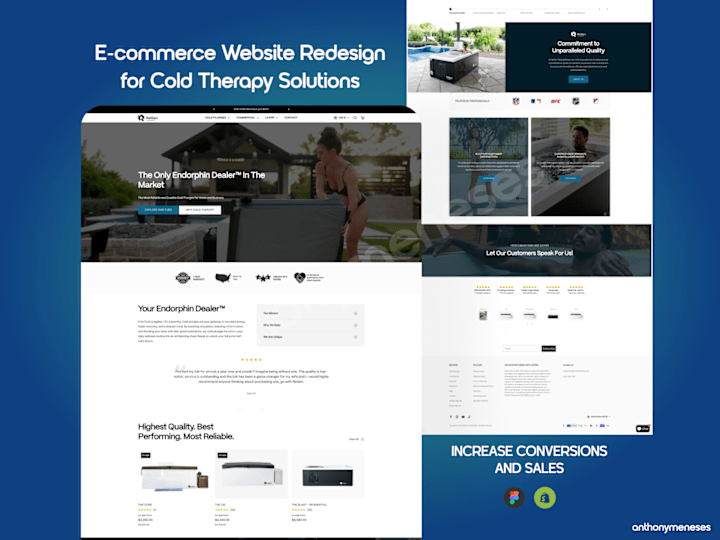 Cover image for E-commerce Website Redesign for Cold Therapy Brand