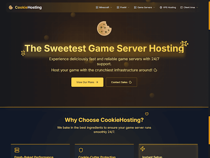 Cover image for A Hosting Website With Working Everything