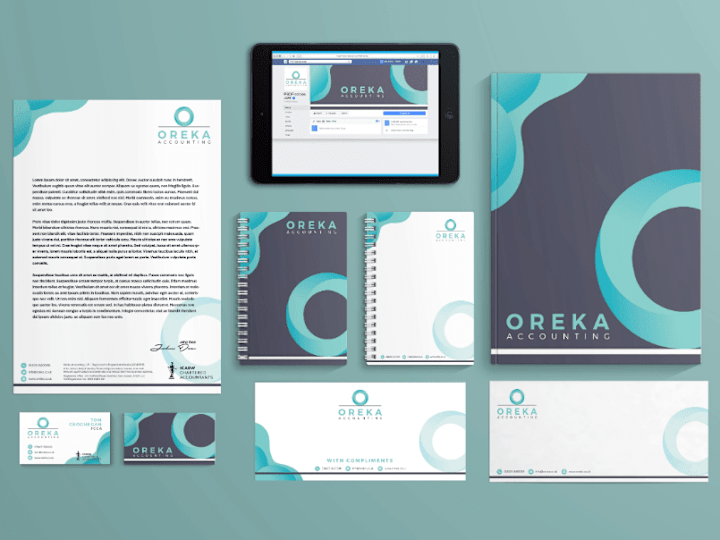 Cover image for OREKA Accounting Logo/Flyer/Business Card Design