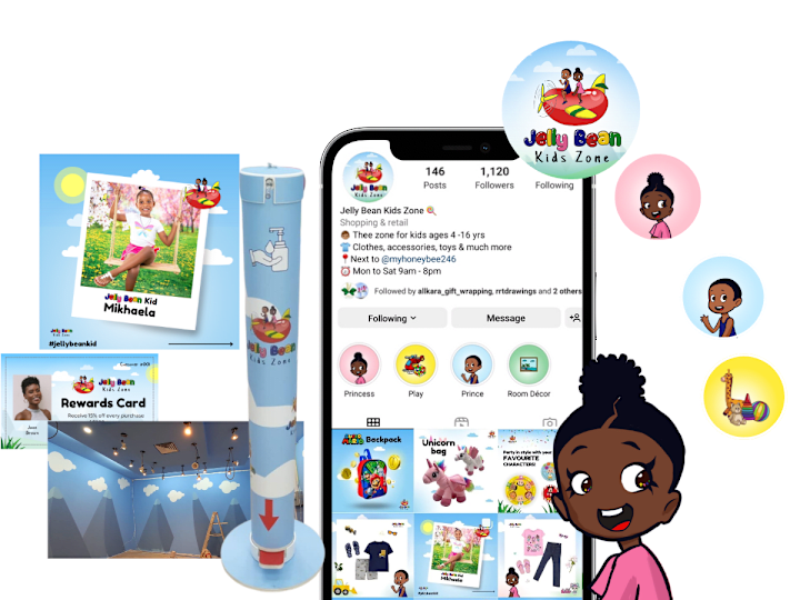 Cover image for 🍭☁️ Jelly Bean Kids Zone | Branding, Marketing and Content