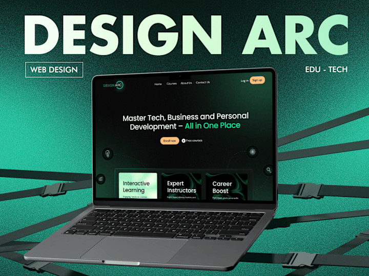 Cover image for Design Arc | UI Design for an Innovative EdTech Web App 