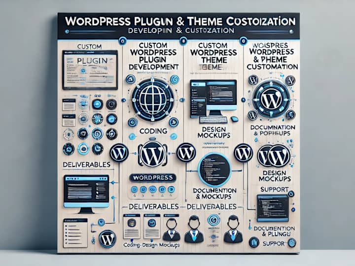 Cover image for WordPress plugin & theme development & customization