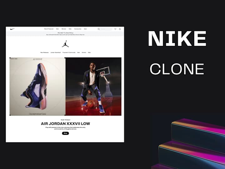 Cover image for Nike / Jordan Online Store