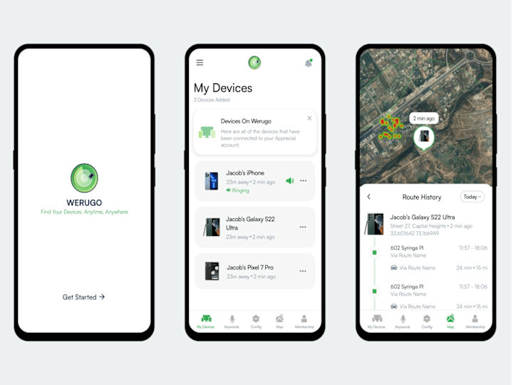 Cover image for Werugo – Lost Device Locator App