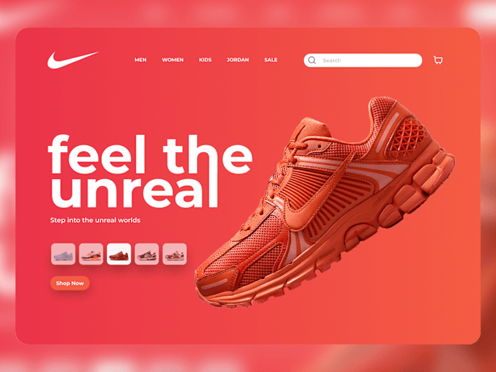Cover image for Nike Redesign Concept website